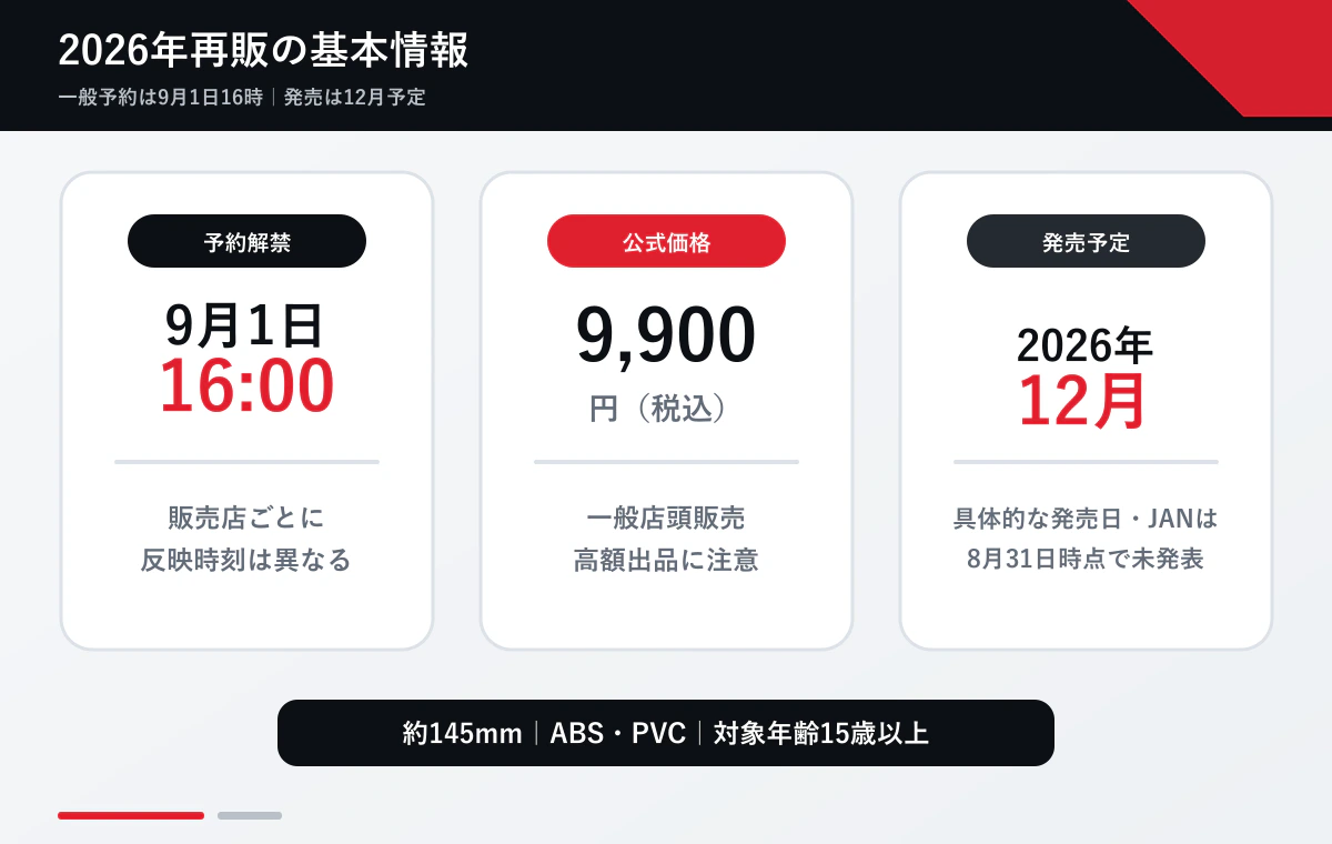 真骨彫ファイズ2026年再販の予約開始日・価格・発売時期