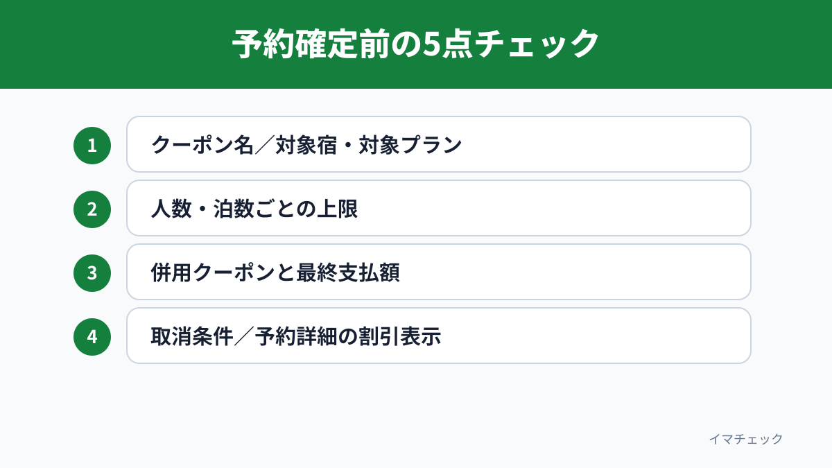 熊本応援割を楽天で予約する前の最終チェック
