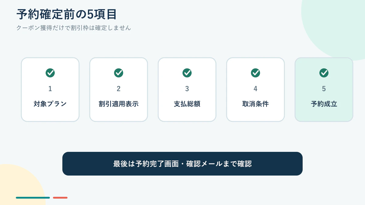 長崎の応援割を予約確定する前に確認する5項目