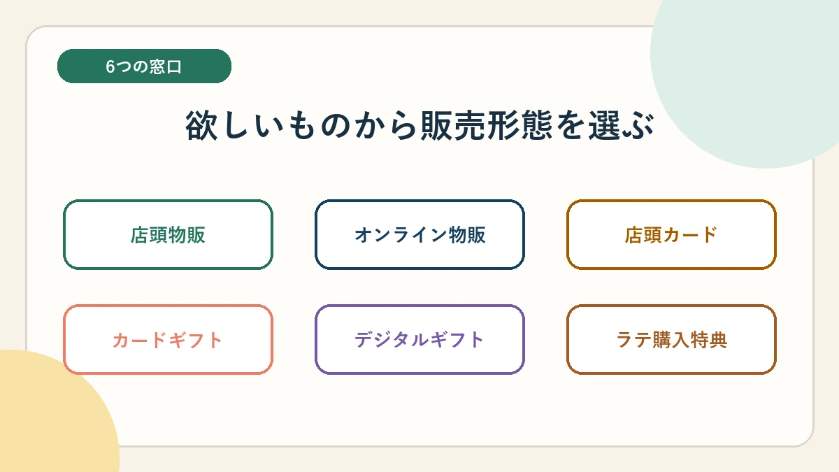 ポケモンとスタバのグッズやカードの販売形態6種類