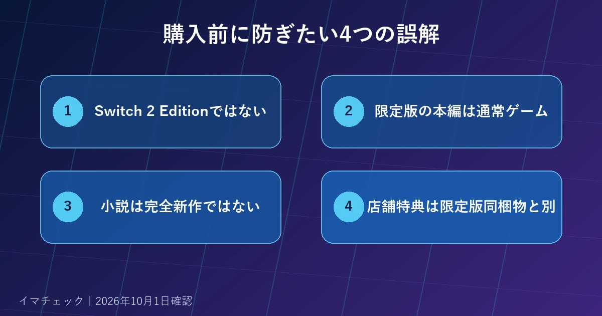 虹彩都市Switch版の購入前に防ぎたい4つの誤解